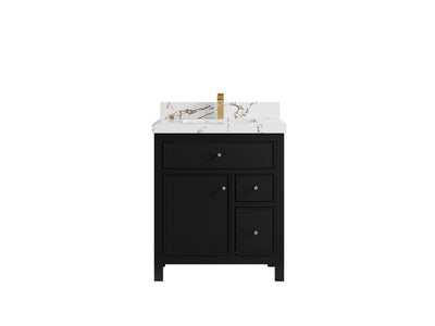 Sonoma 30 in W x 22 in D Reeded Free Standing Single Sink Bathroom Vanity - Willow Bath and Vanity