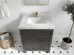 Sonoma 30 in W x 22 in D Reeded Free Standing Single Sink Bathroom Vanity - photo 5