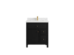 Sonoma 30 in W x 22 in D Reeded Free Standing Single Sink Bathroom Vanity - photo 17