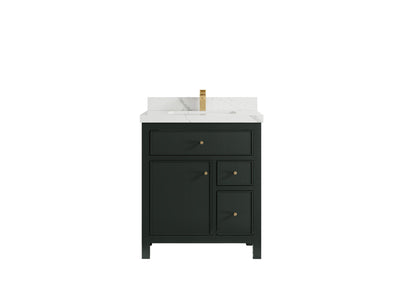 Sonoma 30 in W x 22 in D Reeded Free Standing Single Sink Bathroom Vanity - Willow Bath and Vanity