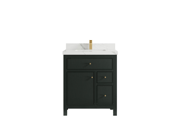 Sonoma 30 in W x 22 in D Reeded Free Standing Single Sink Bathroom Vanity - photo 8