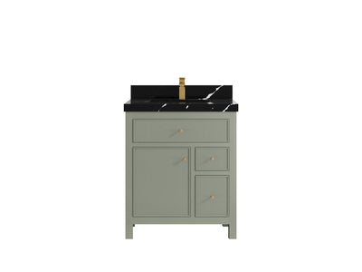 Sonoma 30 in W x 22 in D Reeded Free Standing Single Sink Bathroom Vanity - Willow Bath and Vanity