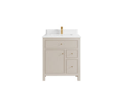 Sonoma 30 in W x 22 in D Reeded Free Standing Single Sink Bathroom Vanity - photo 16