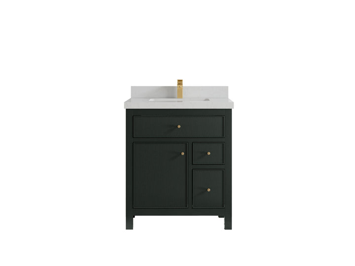 Sonoma 30 in W x 22 in D Reeded Free Standing Single Sink Bathroom Vanity - photo 12