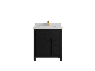 Sonoma 30 in W x 22 in D Reeded Free Standing Single Sink Bathroom Vanity - Willow Bath and Vanity