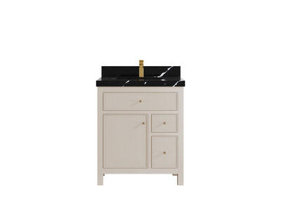 Sonoma 30 in W x 22 in D Reeded Free Standing Single Sink Bathroom Vanity - Willow Bath and Vanity