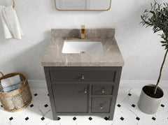 Sonoma 30 in W x 22 in D Reeded Free Standing Single Sink Bathroom Vanity - photo 15