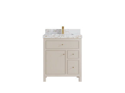 Sonoma 30 in W x 22 in D Reeded Free Standing Single Sink Bathroom Vanity - Willow Bath and Vanity