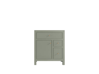Sonoma 30 in W x 22 in D Reeded Free Standing Single Sink Bathroom Vanity - Willow Bath and Vanity