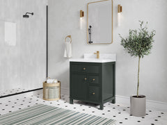 Sonoma 30 in W x 22 in D Reeded Free Standing Single Sink Bathroom Vanity - photo 3