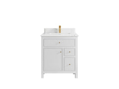 Sonoma 30 in W x 22 in D Reeded Free Standing Single Sink Bathroom Vanity - photo 15