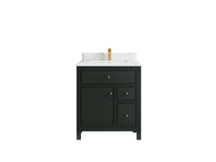 Sonoma 30 in W x 22 in D Reeded Free Standing Single Sink Bathroom Vanity - photo 14