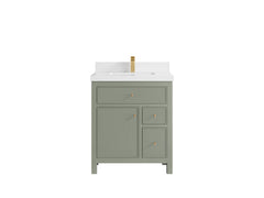 Sonoma 30 in W x 22 in D Reeded Free Standing Single Sink Bathroom Vanity - photo 24
