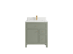Sonoma 30 in W x 22 in D Reeded Free Standing Single Sink Bathroom Vanity - photo 14