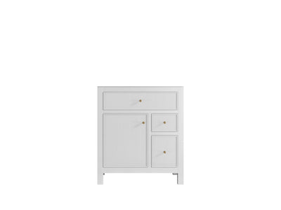 Sonoma 30 in W x 22 in D Reeded Free Standing Single Sink Bathroom Vanity - Willow Bath and Vanity