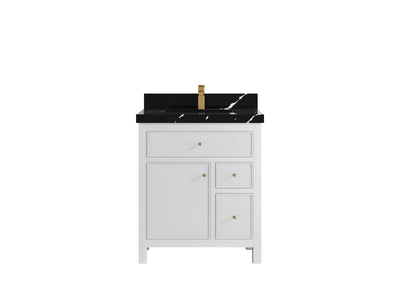 Sonoma 30 in W x 22 in D Reeded Free Standing Single Sink Bathroom Vanity - Willow Bath and Vanity