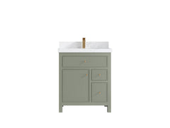 Sonoma 30 in W x 22 in D Reeded Free Standing Single Sink Bathroom Vanity - photo 1