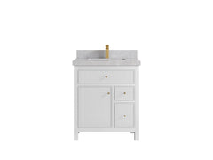 Sonoma 30 in W x 22 in D Reeded Free Standing Single Sink Bathroom Vanity - photo 18