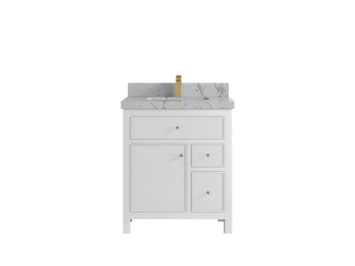 Sonoma 30 in W x 22 in D Reeded Free Standing Single Sink Bathroom Vanity - Willow Bath and Vanity