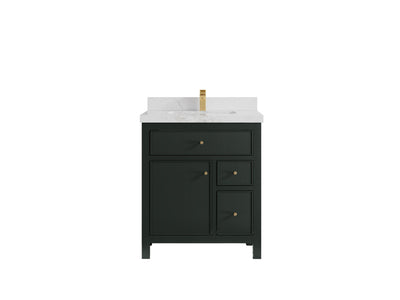 Sonoma 30 in W x 22 in D Reeded Free Standing Single Sink Bathroom Vanity - Willow Bath and Vanity