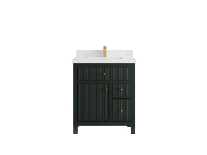Sonoma 30 in W x 22 in D Reeded Free Standing Single Sink Bathroom Vanity - photo 16