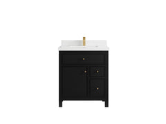 Sonoma 30 in W x 22 in D Reeded Free Standing Single Sink Bathroom Vanity - photo 24