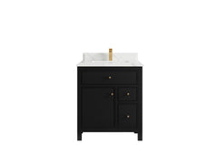 Sonoma 30 in W x 22 in D Reeded Free Standing Single Sink Bathroom Vanity - photo 14
