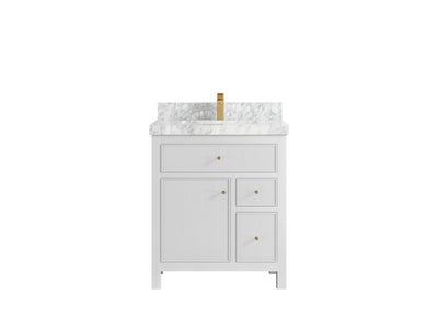 Sonoma 30 in W x 22 in D Reeded Free Standing Single Sink Bathroom Vanity - Willow Bath and Vanity