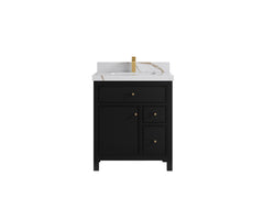 Sonoma 30 in W x 22 in D Reeded Free Standing Single Sink Bathroom Vanity - photo 8