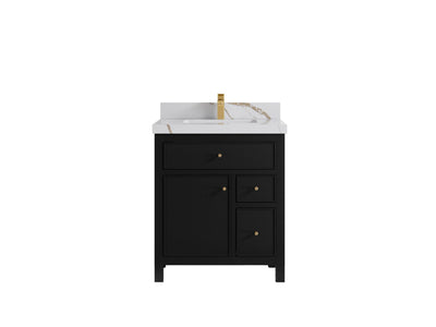 Sonoma 30 in W x 22 in D Reeded Free Standing Single Sink Bathroom Vanity - Willow Bath and Vanity