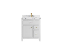 Sonoma 30 in W x 22 in D Reeded Free Standing Single Sink Bathroom Vanity - photo 22