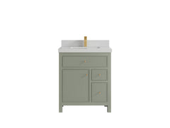 Sonoma 30 in W x 22 in D Reeded Free Standing Single Sink Bathroom Vanity - photo 13