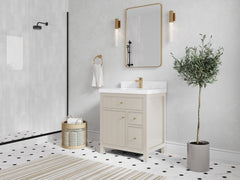 Sonoma 30 in W x 22 in D Reeded Free Standing Single Sink Bathroom Vanity - photo 2