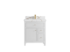 Sonoma 30 in W x 22 in D Reeded Free Standing Single Sink Bathroom Vanity - photo 20