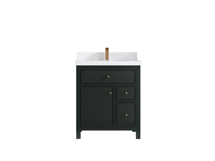 Sonoma 30 in W x 22 in D Reeded Free Standing Single Sink Bathroom Vanity - photo 1