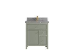 Sonoma 30 in W x 22 in D Reeded Free Standing Single Sink Bathroom Vanity - photo 19