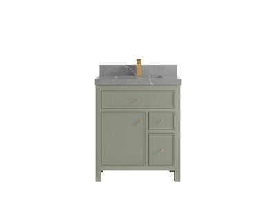 Sonoma 30 in W x 22 in D Reeded Free Standing Single Sink Bathroom Vanity - Willow Bath and Vanity