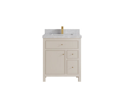 Sonoma 30 in W x 22 in D Reeded Free Standing Single Sink Bathroom Vanity - Willow Bath and Vanity