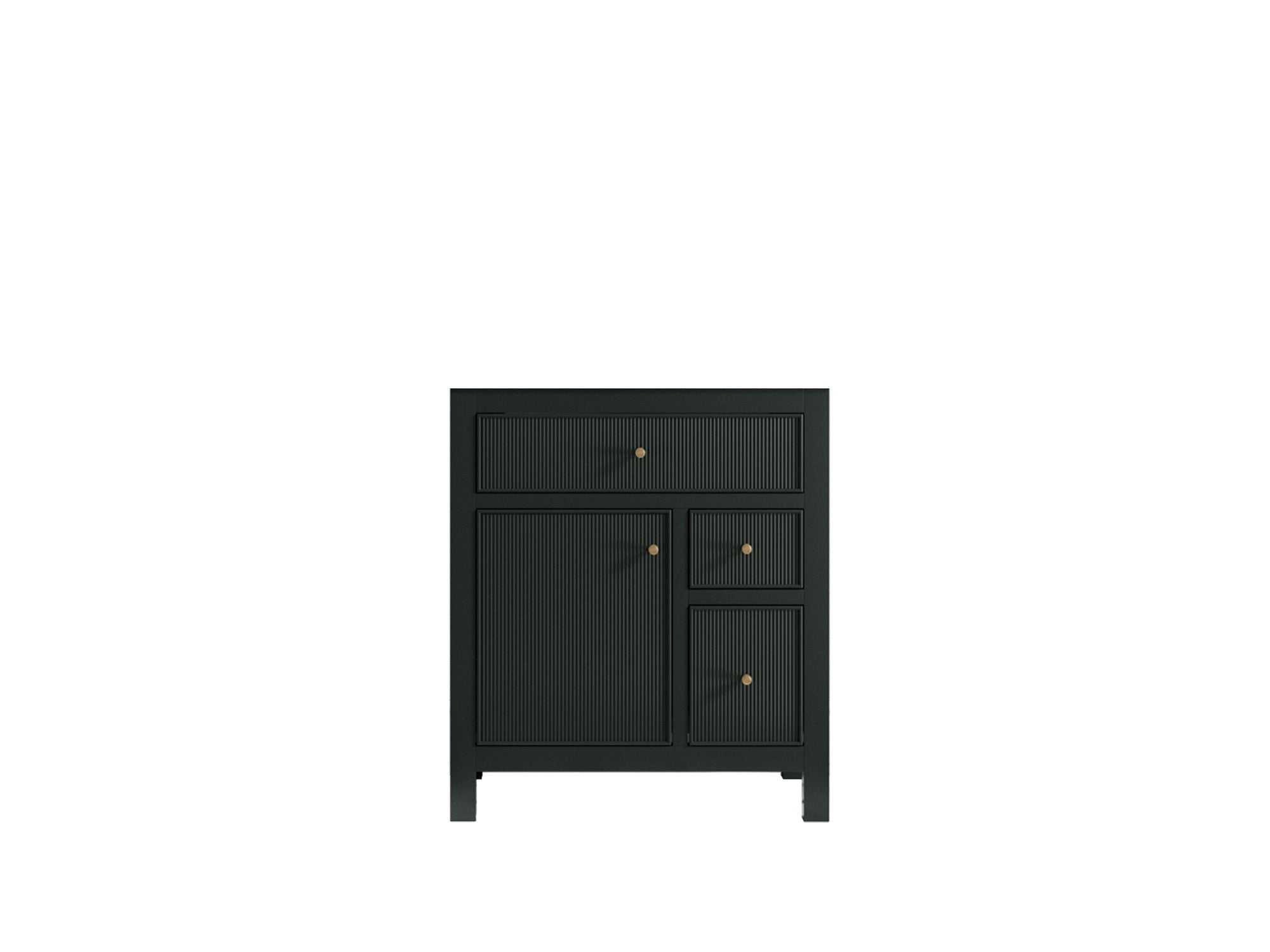 Sonoma 30 in W x 22 in D Reeded Free Standing Single Sink Bathroom Vanity - Willow Bath and Vanity