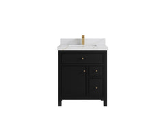 Sonoma 30 in W x 22 in D Reeded Free Standing Single Sink Bathroom Vanity - photo 11