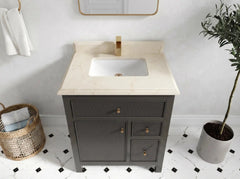 Sonoma 30 in W x 22 in D Reeded Free Standing Single Sink Bathroom Vanity - photo 29