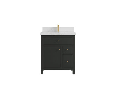 Sonoma 30 in W x 22 in D Reeded Free Standing Single Sink Bathroom Vanity blt - Willow Bath and Vanity