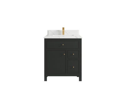 Sonoma 30 in W x 22 in D Reeded Free Standing Single Sink Bathroom Vanity blt - Willow Bath and Vanity