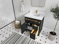 Sonoma 30 in W x 22 in D Reeded Free Standing Single Sink Bathroom Vanity - photo 3