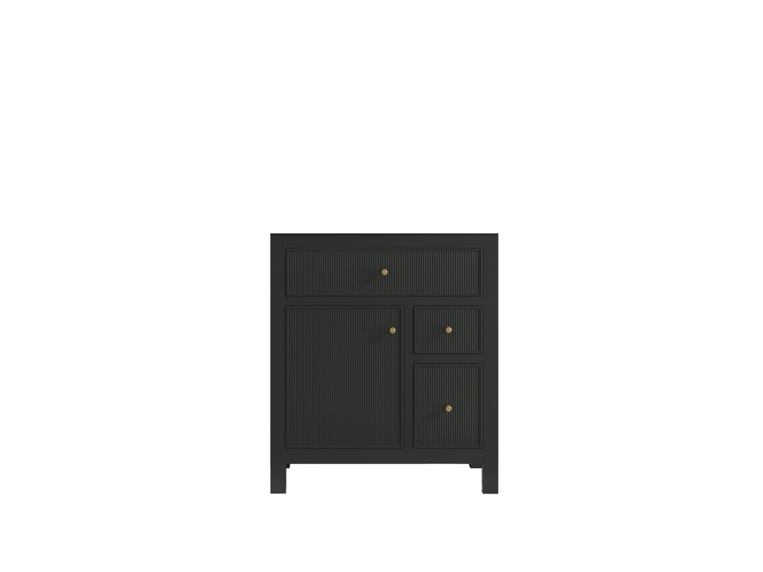 Sonoma 30 in W x 22 in D Reeded Free Standing Single Sink Bathroom Vanity blt - Willow Bath and Vanity