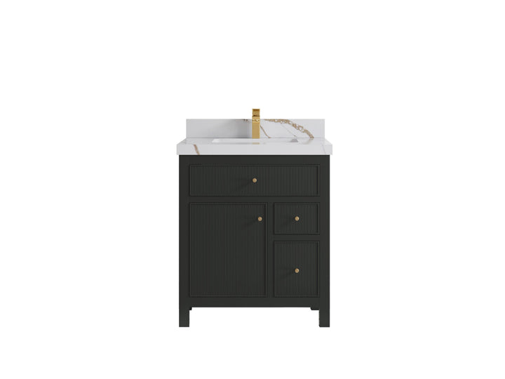 Sonoma 30 in W x 22 in D Reeded Free Standing Single Sink Bathroom Vanity blt - photo 8