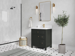 Sonoma 30 in W x 22 in D Reeded Free Standing Single Sink Bathroom Vanity - photo 2