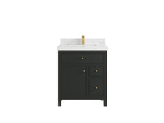 Sonoma 30 in W x 22 in D Reeded Free Standing Single Sink Bathroom Vanity - photo 17