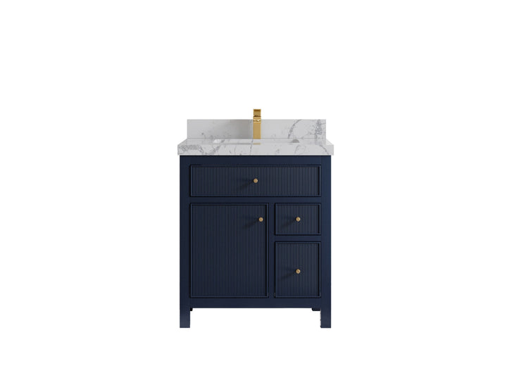 Sonoma 30 in W x 22 in D Reeded Free Standing Single Sink Bathroom Vanity hln - photo 22