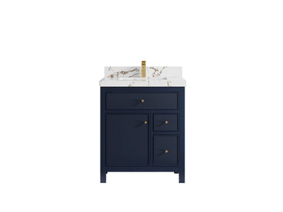Sonoma 30 in W x 22 in D Reeded Free Standing Single Sink Bathroom Vanity hln - Willow Bath and Vanity
